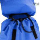 Fémvázas, gurulós bevásárlótáska - kék/fekete