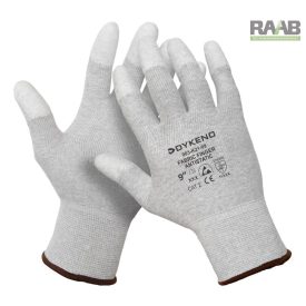   Fabric Finger Antistatic ujjbegyen mártott kesztyű, antisztatikus