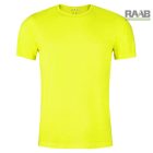 Bonny rövid ujjú póló unisex sárga neon