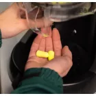 Hallásvédő füldugók adagolóba, 500 pár + adagoló