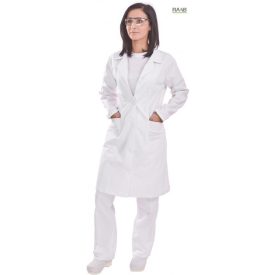 Fehér pamut köpeny