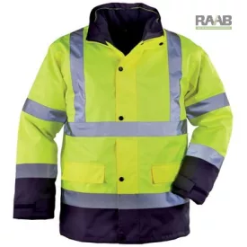ROADWAY FLUO 4/1 PE KABÁT - sárga/kék