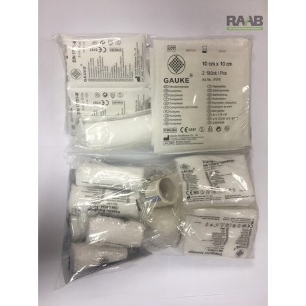 Feltöltőkészlet B elsősegély-felszereléshez