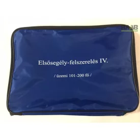   Elsősegély felszerelés "IV" - munkahelyek részére, 101-200 főig - gyöngyvásznas