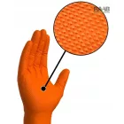 Guarder Nitril Orange Diamond Prémium erősségű 8,4g púder mentes kesztyű 100db M-L méretben