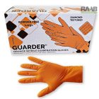 Guarder Nitril Orange Diamond Prémium erősségű 8,4g púder mentes kesztyű 90db XL-2XL méretben
