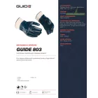 Erős, teljesen nitrilbevonatú munkakesztyű GUIDE 803