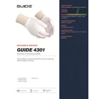 Vékony, hajlékony kesztyű Guide 4301