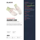 Nagyon szellős és a kezet hűsen tartó nejlon munkakesztyű Guide 530