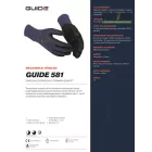 Tenyérrészen mártott nitril és mikrohab munkakesztyű GUIDE 581