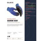 Ultravékony, szellőző nejlon munkakesztyű GUIDE 650