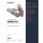 Többféle környezetben való használatra tervezett vágásvédelmi kesztyű Guide 314
