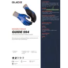 Vékony és sima nitril munkakesztyű GUIDE 594