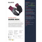 Rugalmas, szorosan illeszkedő munkakesztyű Guide 6604