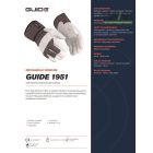 Erős, félig bélelt, durvább munkákhoz alkalmas munkakesztyű Guide 1951