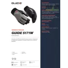 Szintetikus bőrből készült vízálló téli kesztyű Guide 5171W