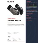 Szintetikus bőrből készült vízálló téli kesztyű Guide 5173W