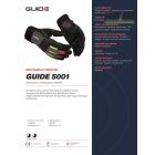 Szintetikus varrt, szorosan illeszkedő, jó szellőzésű modern munkakesztyű Guide 5001