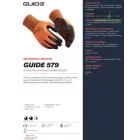 Vékony munkakesztyű, nitril mikroszivacspöttyös GUIDE 579