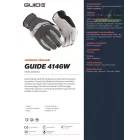 Vízálló, teljesen bélelt téli kesztyű Guide 4146W