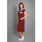 Női hosszú köpeny rövid ujjal XS-XL-ig