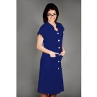 Női hosszú köpeny álló gallérral 2XL-3XL