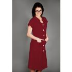 Női hosszú köpeny álló gallérral 2XL-3XL