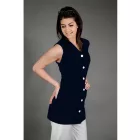 Női ujjatlan köpeny V nyakkal 2XL-3XL