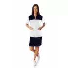 Női köpeny egyenes vonalú - fehér alapú XS-XL-ig