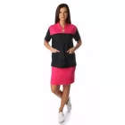 Női köpeny egyenes vonalú - fekete alapú XS-XL-ig