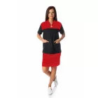 Női köpeny egyenes vonalú - fekete alapú XS-XL-ig