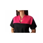 Női köpeny egyenes vonalú - fekete alapú XS-XL-ig