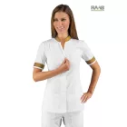 Hibiscus tunika fehér-arany (Lurex Gold)