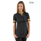 Hibiscus sztreccs tunika fekete-arany (Lurex Gold)