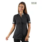 Hibiscus sztreccs tunika fekete-ezüst (Lurex Silver)