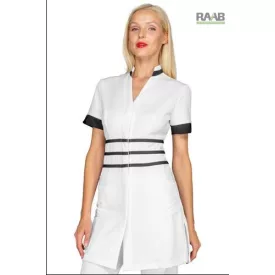 2XL-es méretű Cheyenne rövid köpeny fehér-fekete