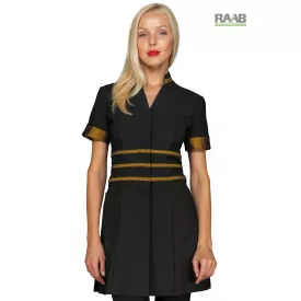 Cheyenne rövid köpeny fekete-arany (Lurex Gold)