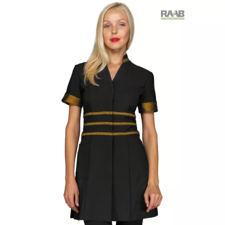 Cheyenne rövid köpeny fekete-arany (Lurex Gold)