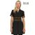 Cheyenne rövid köpeny fekete-arany (Lurex Gold)