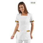 Aberdeen tunika fehér-arany (Lurex Gold)