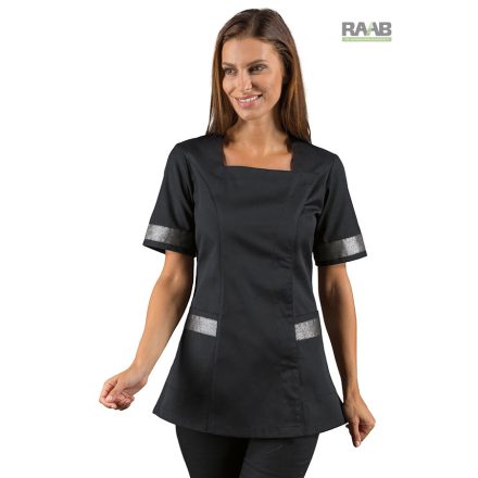 Aberdeen tunika fekete-ezüst (Lurex Silver)