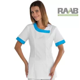 Delhi tunika fehér-türkiszkék