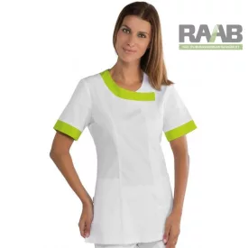 Delhi tunika fehér-almazöld