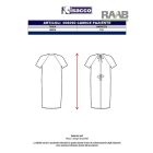 Betegköpeny - kék, unisex