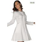 Salonicco fehér ruha - hosszú ujjú