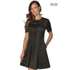 Salonicco fekete ruha - rövid ujjú