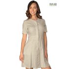 Salonicco lenvászon ruha - rövid ujjú