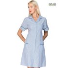 Csíkos firenze köpeny - kínai kék/fehér