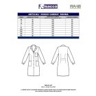 Camice Donna rövid ujjú köpeny 3-4-5XL-es méretben