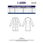 Acapulco mandarin galléros laborköpeny - rövid ujjú